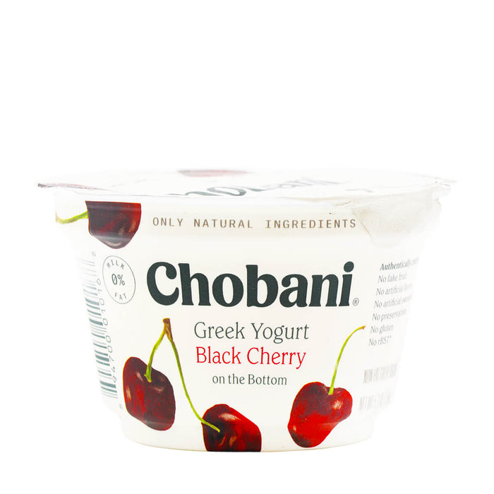 Chobani Greek Yogurt 0% Milk Fat Black Cherry 5.3oz - H Mart Manhattan Delivery
