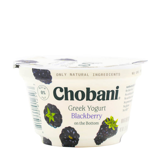 Chobani Greek Yogurt 0% Milk Fat Blackberry 5.3oz - H Mart Manhattan Delivery