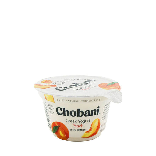Chobani Greek Yogurt 0% Milk Fat Peach 5.3oz - H Mart Manhattan Delivery
