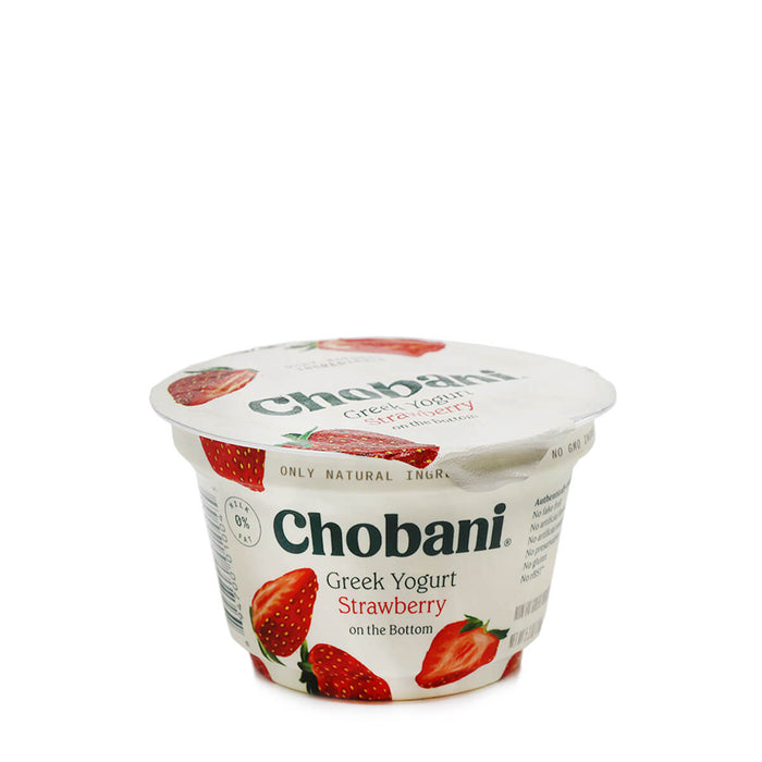 Chobani Greek Yogurt 0% Milk Fat Strawberry 5.3oz - H Mart Manhattan Delivery