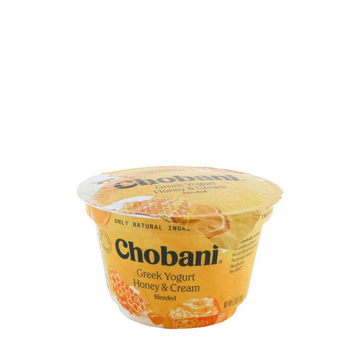 Chobani Greek Yogurt Whole Milk Honey & Cream Blended 5.3oz - H Mart Manhattan Delivery