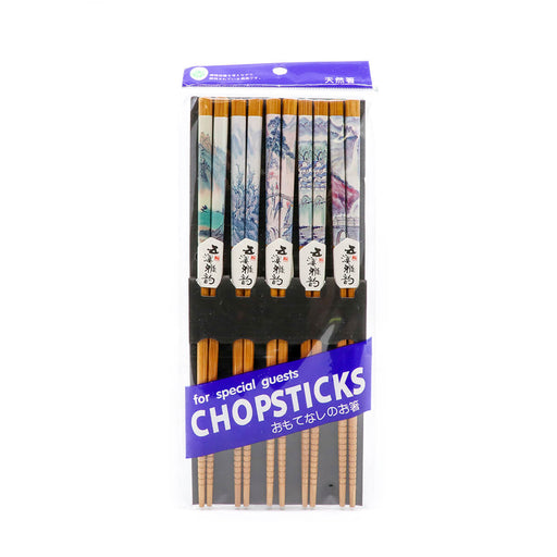 Chopsticks Set for Special Guests (Scenery) 5P - H Mart Manhattan Delivery