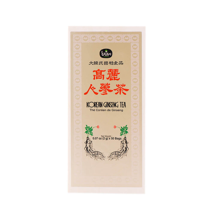 Choripdong Korean Ginseng Tea 50 Tea Bags x 2g - H Mart Manhattan Delivery