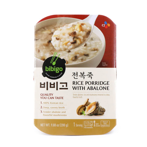 CJ Bibigo Rice Porridge with Abalone 280g - H Mart Manhattan Delivery
