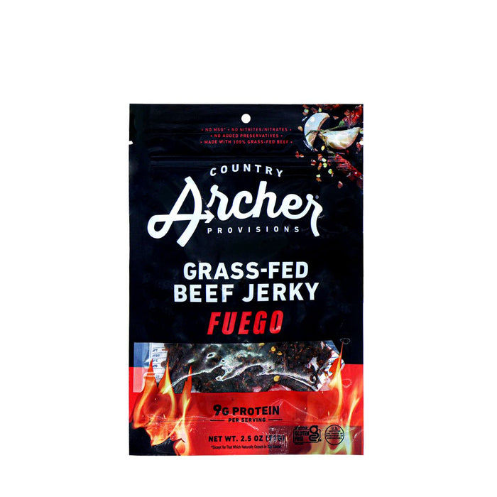 Country Archer Grass-Fed Beef Jerky Fuego 2.5oz - H Mart Manhattan Delivery