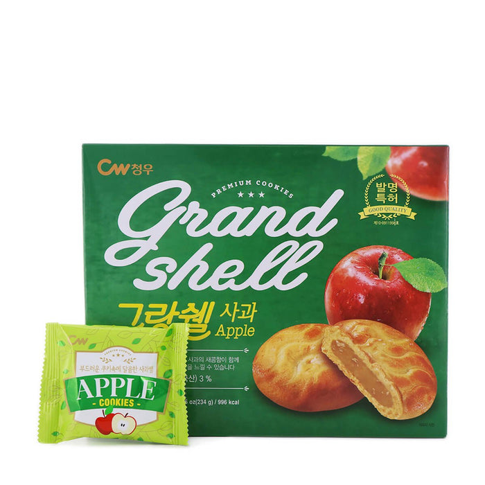 Gerand Shell CW Grand Shell Apple Cookie 12 Packs, 8.25oz - H Mart Manhattan Delivery