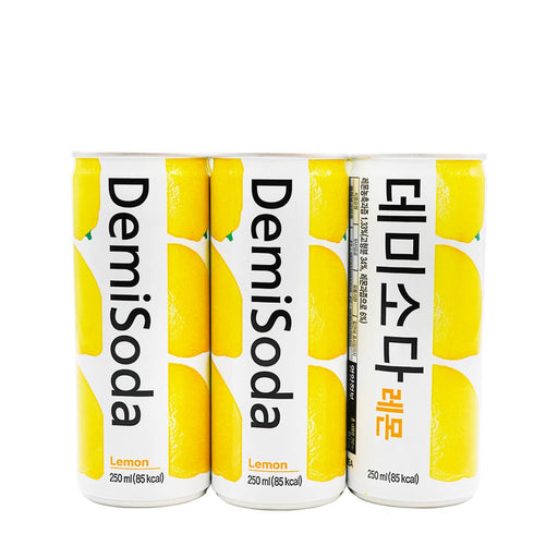 Dong-A DemiSoda Lemon Carbonated Soft Drink 6 Cans x 250ml - H Mart Manhattan Delivery