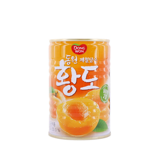 Dongwon Canned Yellow Peach 14.1oz - H Mart Manhattan Delivery