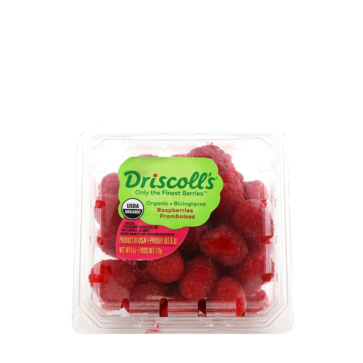 Discolls Rasberries Driscolls Organic Raspberries 6oz - H Mart Manhattan Delivery