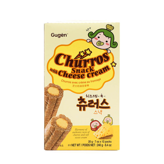 Gugen Churros Snack with Cheese Cream 7oz X 12Packs - H Mart Manhattan Delivery