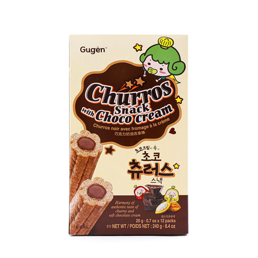 Gugen Churros Snack with Choco Cream 0.7oz X 12P, 8.4oz - H Mart Manhattan Delivery