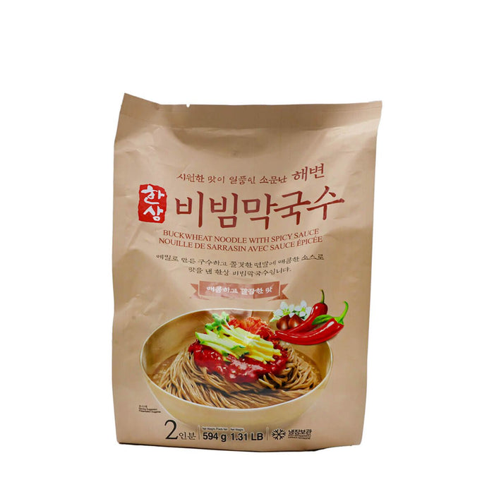 Hansang Buckwheat Noodle with Spicy Sauce 1.23lb - H Mart Manhattan Delivery