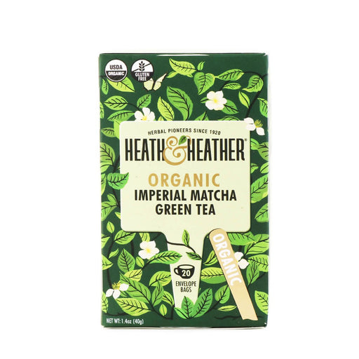 Heath & Heather Organic Imperial Matcha Green Tea 20Tbags 1.4oz - H Mart Manhattan Delivery