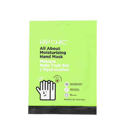 Hip Chic All About Moisturizing Hand Mask Avocado 0.54fl.oz - H Mart Manhattan Delivery