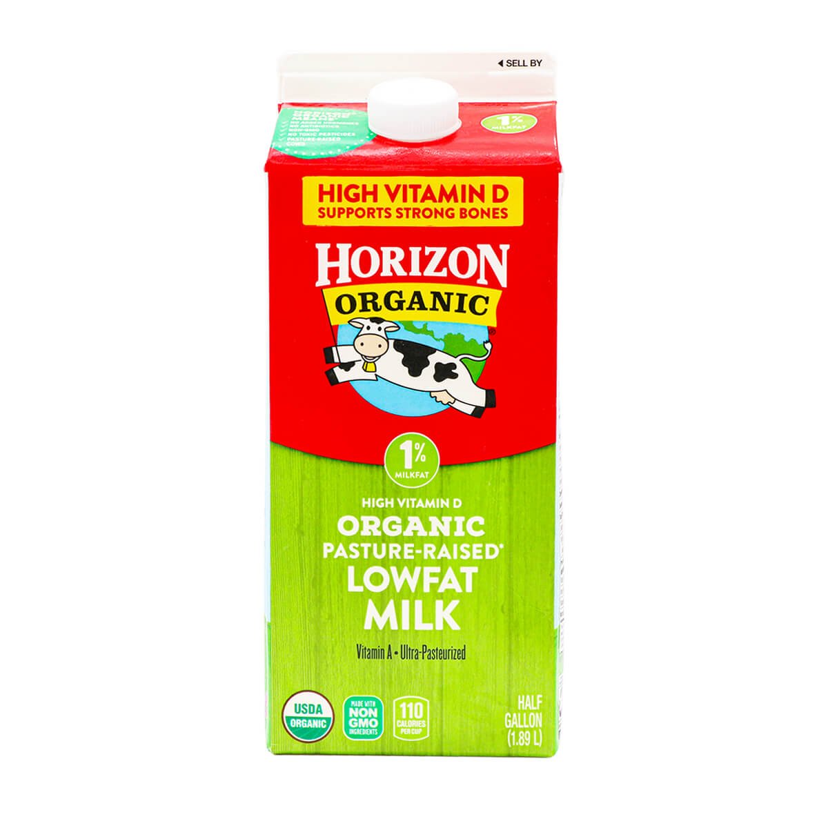 Horizon Organic Vitamin D Whole Organic Milk Half Gallon - Water