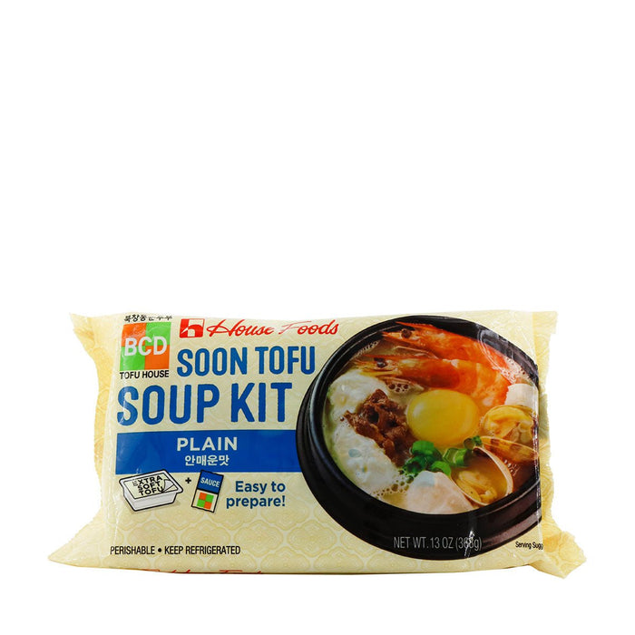 House Foods BCD Soon Tofu Soup Kit Plain 13oz - H Mart Manhattan Delivery