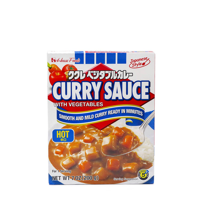 House Foods Curry Sauce with Vegetables Hot 7.4oz - H Mart Manhattan Delivery