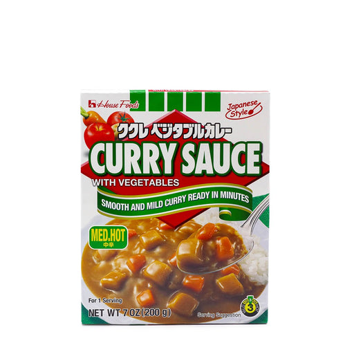 House Foods Curry Sauce with Vegetables Medium Hot 7.4oz - H Mart Manhattan Delivery