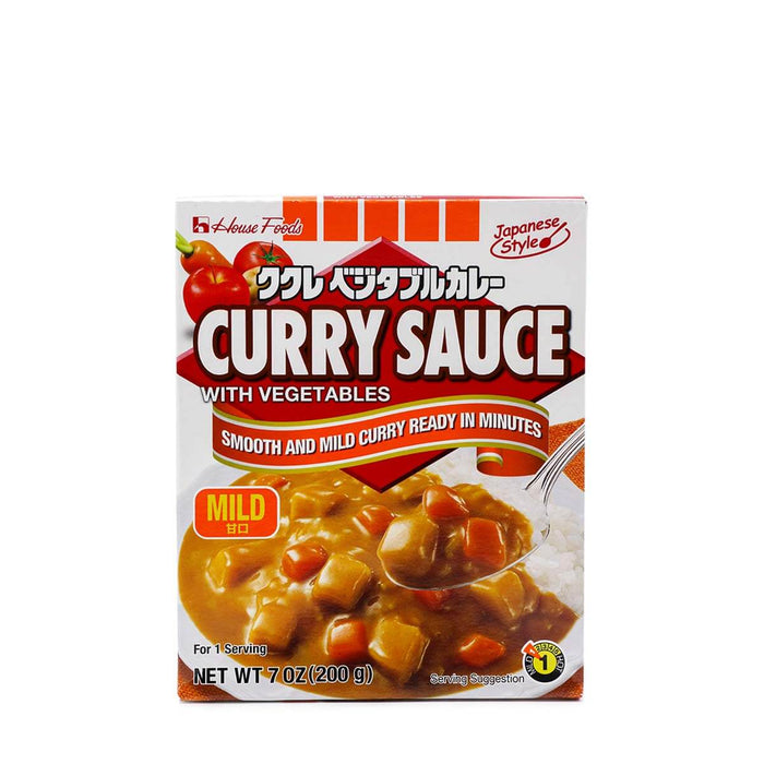 House Foods Curry Sauce with Vegetables Mild 7.4oz - H Mart Manhattan Delivery