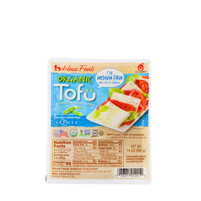 House Foods Organic Tofu Medium Firm 14oz - H Mart Manhattan Delivery