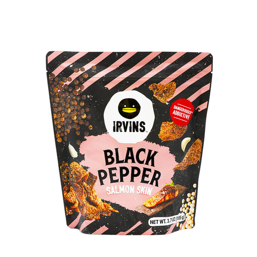 Irvins Black Pepper Salmon Skin 3.7oz - H Mart Manhattan Delivery