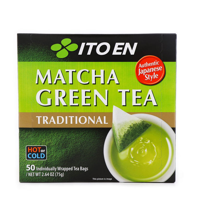 Ito En Matcha Green Tea Traditional 50 Tea Bags / 2.64oz - H Mart Manhattan Delivery