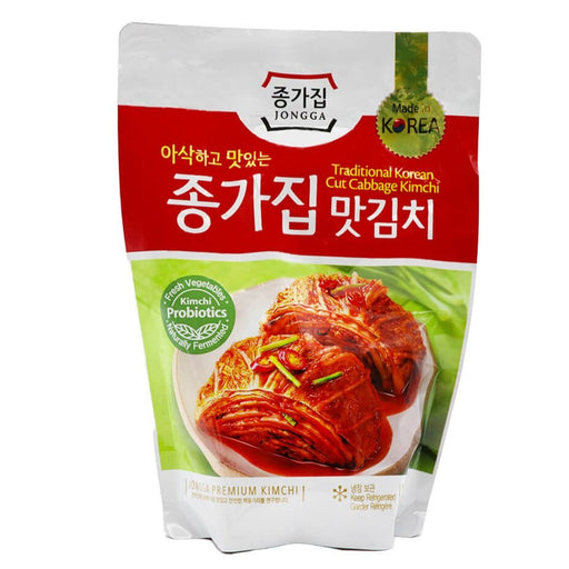 Jongga Traditional Cut Cabbage Kimchi 500g - H Mart Manhattan Delivery