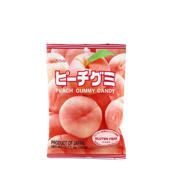 Kasugai Peach Gummy Candy 107g - H Mart Manhattan Delivery