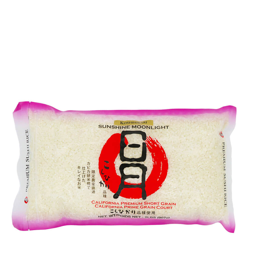 Koshihikari Sunshine Moonlight Premium Sushi Rice 2lb - H Mart ...