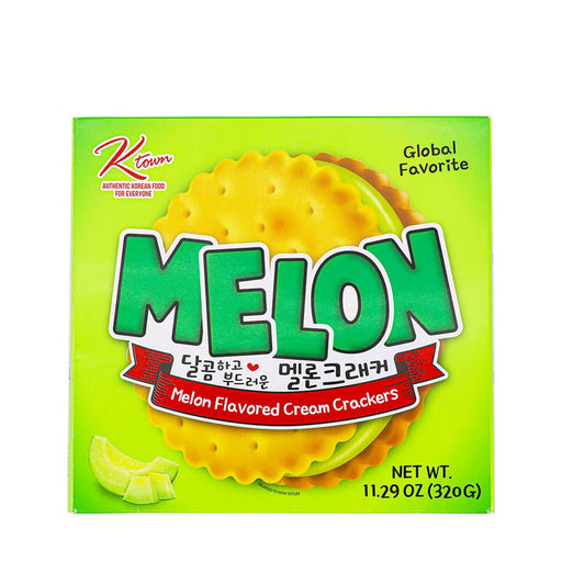 Ktown Melon Flavored Cream Crackers 11.29oz - H Mart Manhattan Delivery