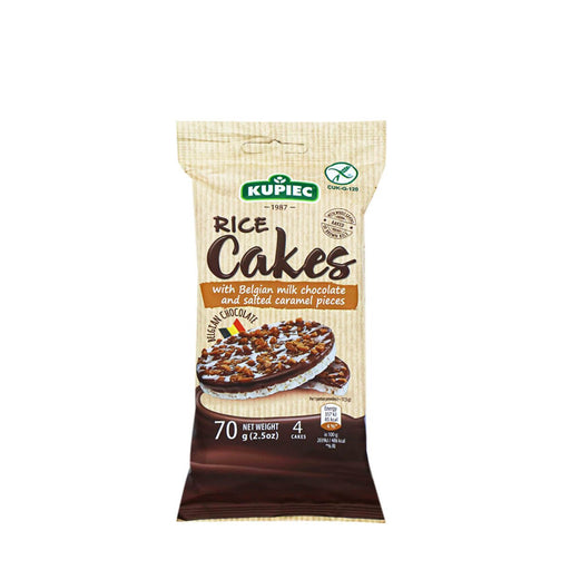 Kupiec Rice Cakes with Belgian Dark Chocolate and Salted Caramel Pieces 2.5oz - H Mart Manhattan Delivery