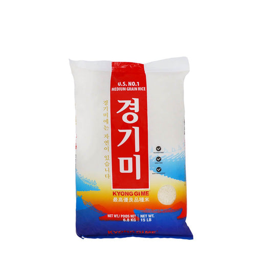 Kyong Gi Mi Medium Grain Rice 15lb - H Mart Manhattan Delivery