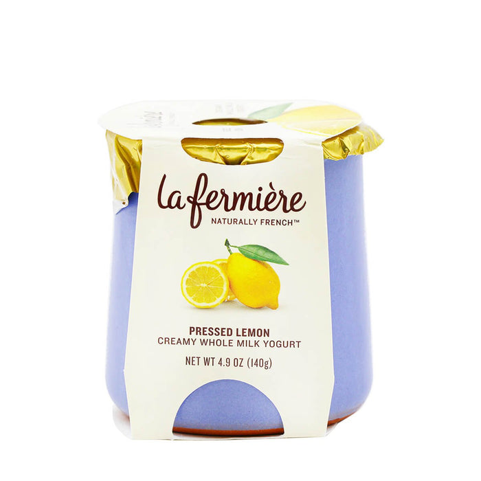 La Fermiere Pressed Lemon Creamy Whole Milk Yogurt 4.9oz - H Mart Manhattan Delivery