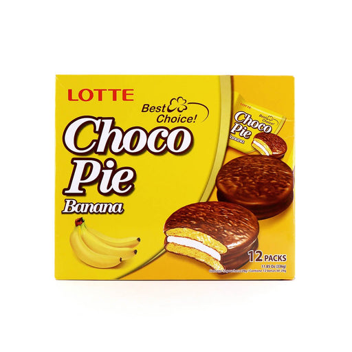 Lotte Choco Pie Banana 11.85oz - H Mart Manhattan Delivery