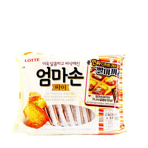 Lotte Mom's Homemade Butter Flavored Pie 20 Packs 254g - H Mart Manhattan Delivery