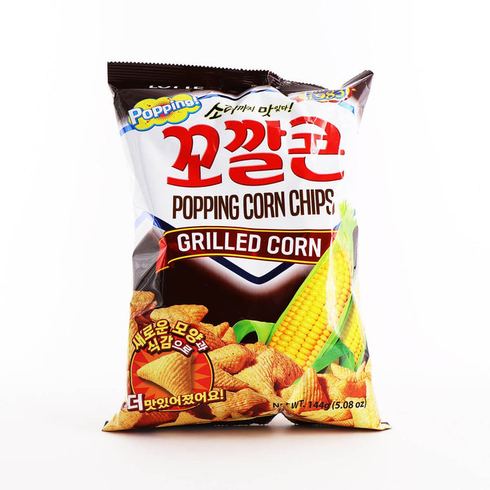 Lotte Popping Corn Chips Grilled Corn 5.08oz - H Mart Manhattan Delivery