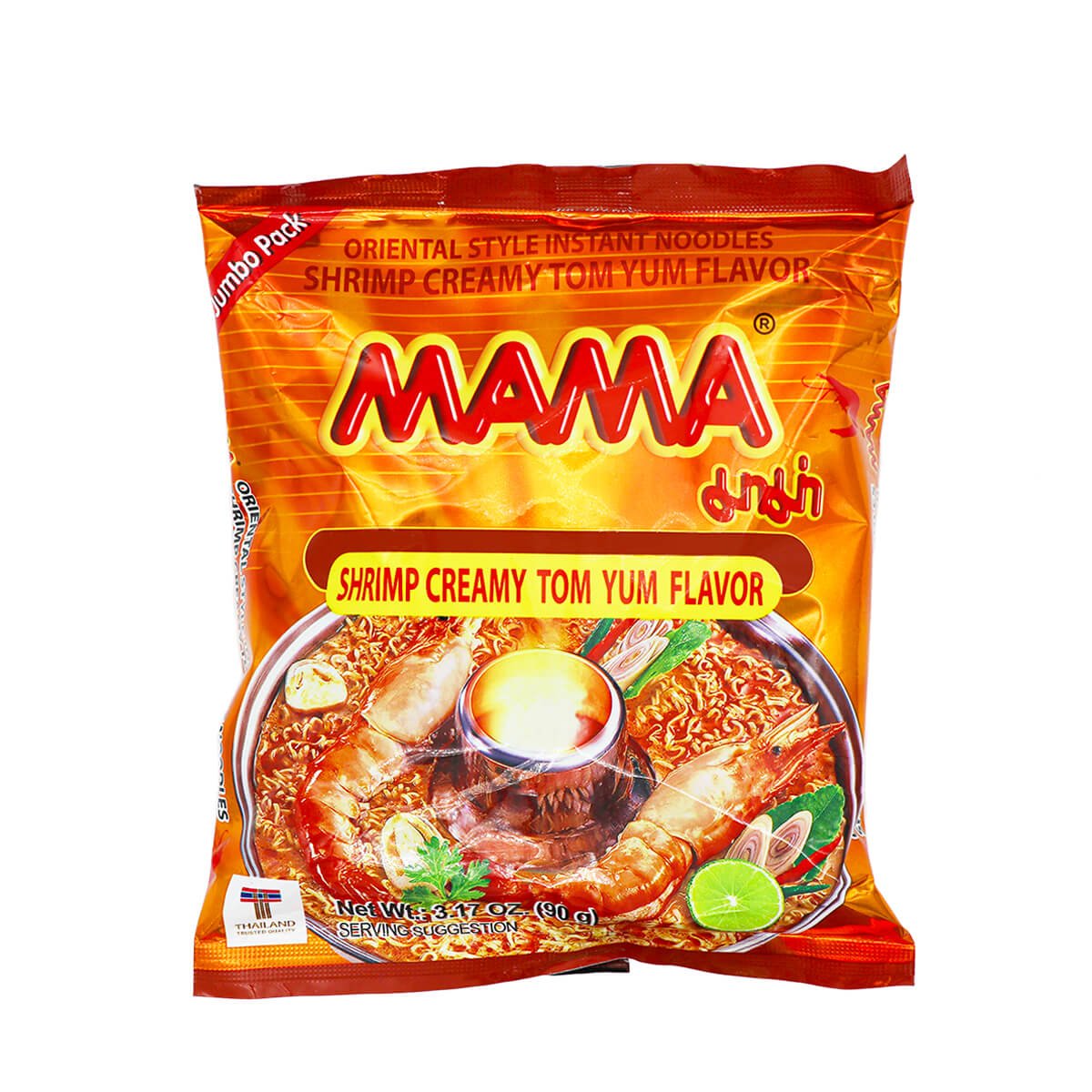 Mama Instant Ramen Noodle Tom Yum Shrimp Flavour (Pack of 30),Original,58.2  Ounce