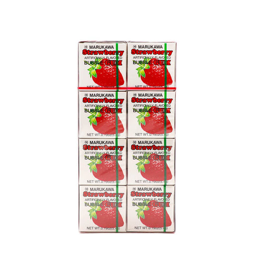 Marukawa Strawberry Bubble Gum 8 boxes x 5.4g - H Mart Manhattan Delivery