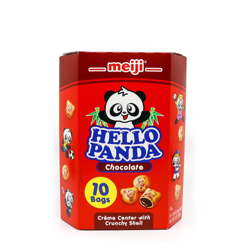 Meiji Hello Panda Chocolate 0.91oz X 10 Bags, 9.1oz - H Mart Manhattan Delivery