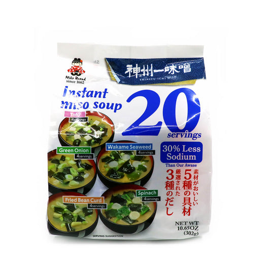 Miko Brand Instant Miso Soup 30% Less Sodium 10.65oz - H Mart Manhattan Delivery