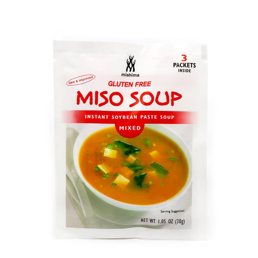 Mishima Gluten Free Miso Soup Mixed Flavor 3Pk 1.05oz - H Mart Manhattan Delivery