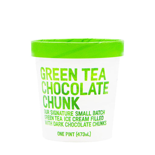 Mr. Green Tea Green Tea Chocolate Chunk Ice Cream One Pint (473ml) - H Mart Manhattan Delivery