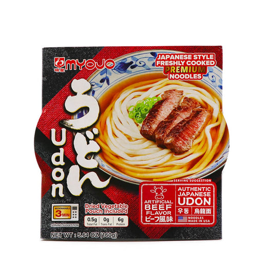 Myojo Udon Japanese Style Pre-Cooked Beef Flavored Noodle Soup 5.59oz - H Mart Manhattan Delivery