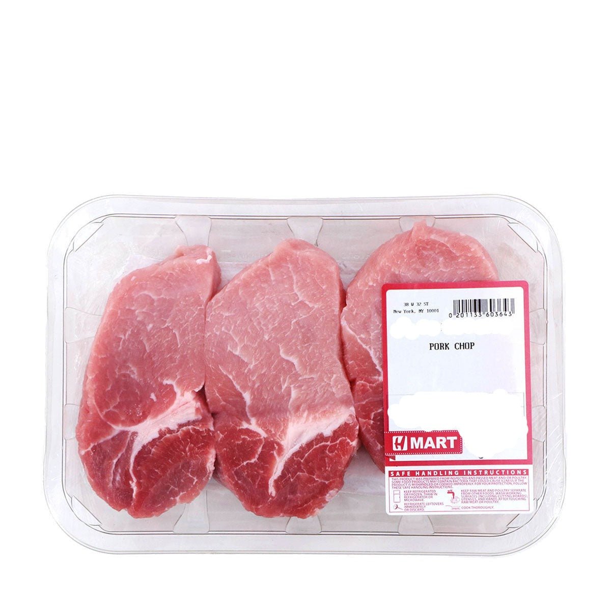 Natural Pork Loin Chop 0.8lb - H Mart Manhattan Delivery