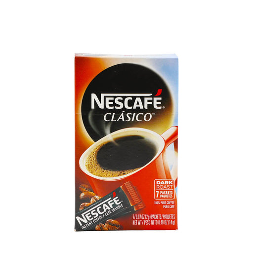 Nescafe Clasico Dark Roast Instant Coffee 7 Packets, 14g - H Mart Manhattan Delivery