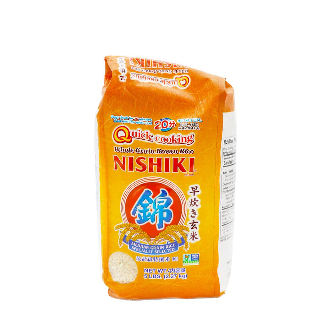 Nishiki Quick Cooking Whole Grain Brown Rice 5lb H Mart Manhattan