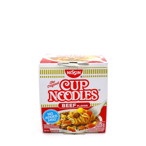 Nissin Cup Noodles Beef Flavor 2.25oz - H Mart Manhattan Delivery