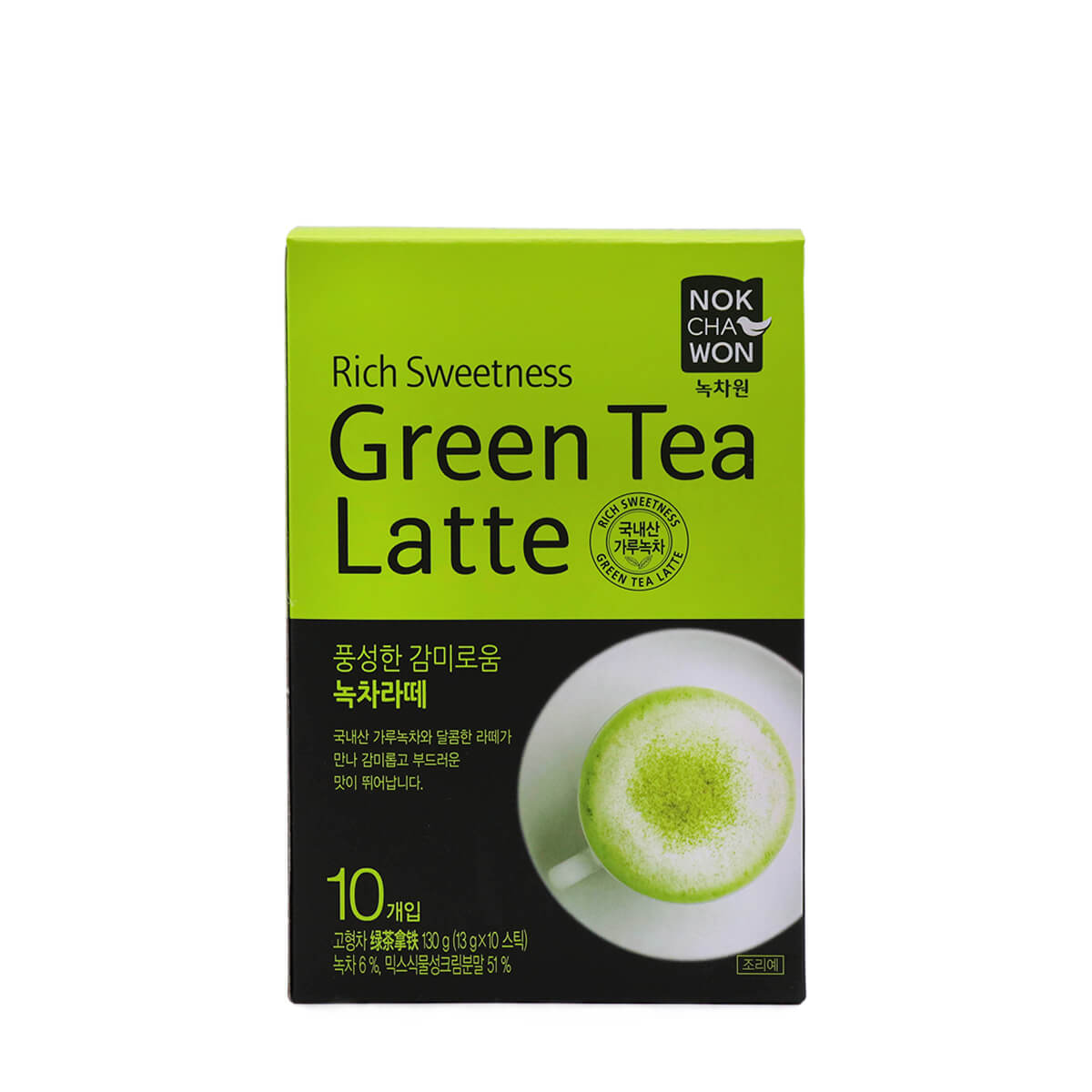 Nokchawon Green Tea Latte 130g H Mart Manhattan Delivery