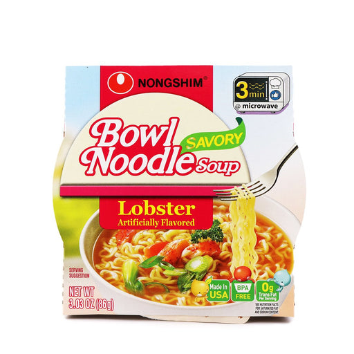 Nongshim Bowl Noodle Soup Lobster Flavor 3.03oz - H Mart Manhattan Delivery