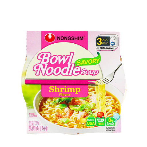 Nongshim Bowl Noodle Soup Shrimp Flavor 86g - H Mart Manhattan Delivery